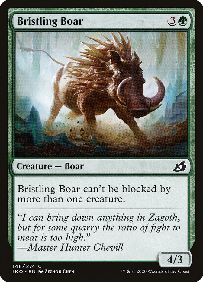 Bristling Boar [Ikoria: Lair of Behemoths] | Kessel Run Games Inc. 