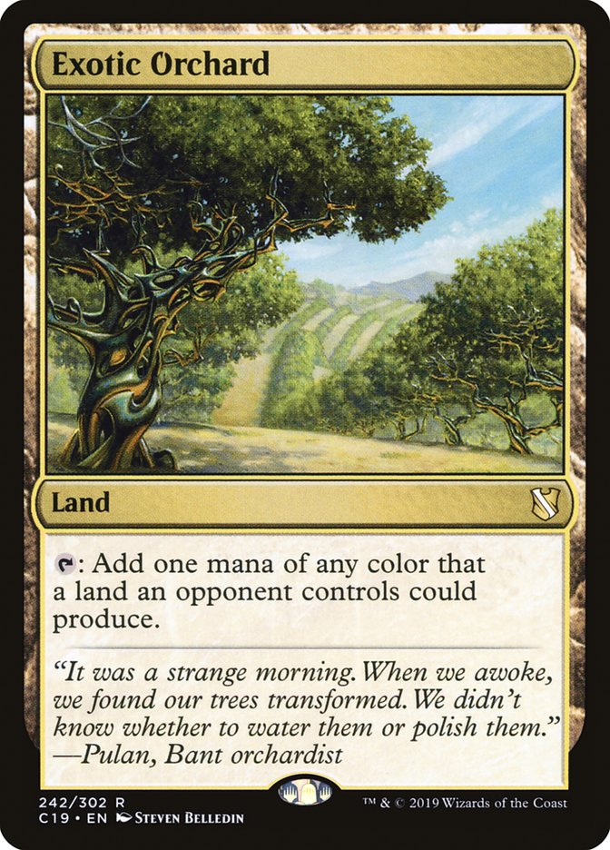 Exotic Orchard [Commander 2019] | Kessel Run Games Inc. 