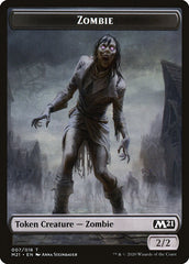 Saproling // Zombie Double-Sided Token [Core Set 2021 Tokens] | Kessel Run Games Inc. 