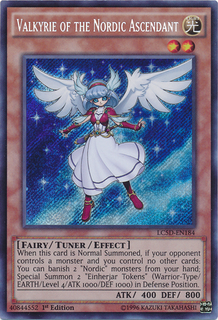 Valkyrie of the Nordic Ascendant [LC5D-EN184] Secret Rare | Kessel Run Games Inc. 