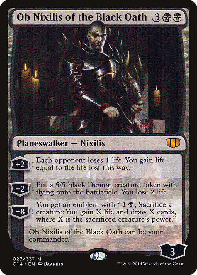 Ob Nixilis of the Black Oath [Commander 2014] | Kessel Run Games Inc. 