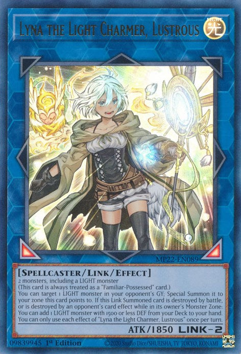 Lyna the Light Charmer, Lustrous [MP22-EN089] Ultra Rare | Kessel Run Games Inc. 