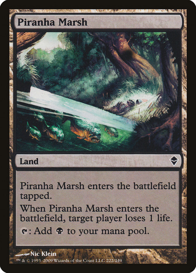Piranha Marsh [Zendikar] | Kessel Run Games Inc. 