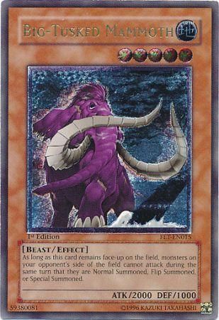 Big-Tusked Mammoth [FET-EN015] Ultimate Rare | Kessel Run Games Inc. 