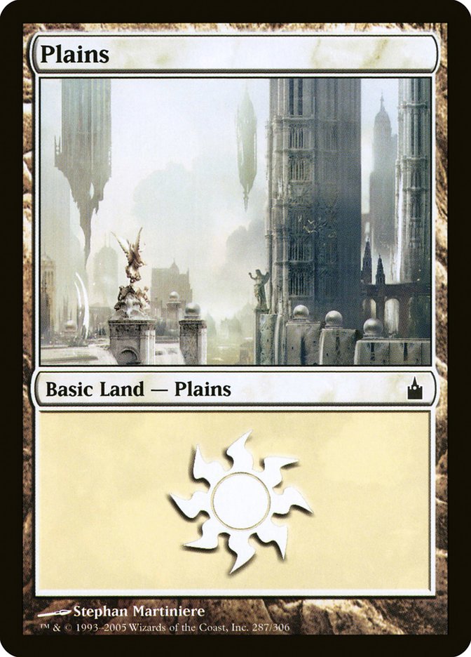 Plains (287) [Ravnica: City of Guilds] | Kessel Run Games Inc. 