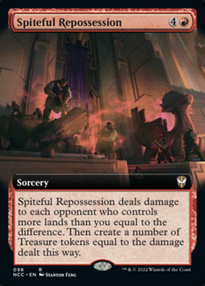 Spiteful Repossession (Extended Art) [Streets of New Capenna Commander] | Kessel Run Games Inc. 