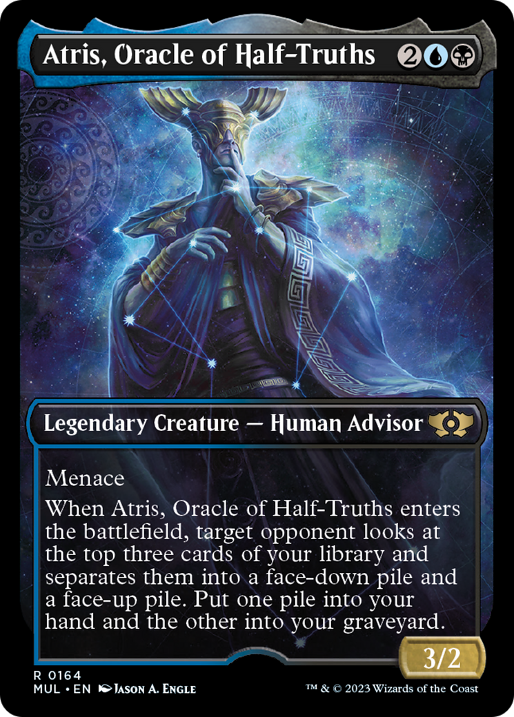 Atris, Oracle of Half-Truths (Halo Foil) [Multiverse Legends] | Kessel Run Games Inc. 