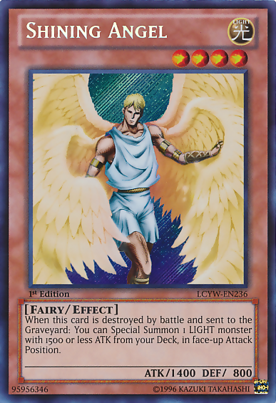 Shining Angel [LCYW-EN236] Secret Rare | Kessel Run Games Inc. 