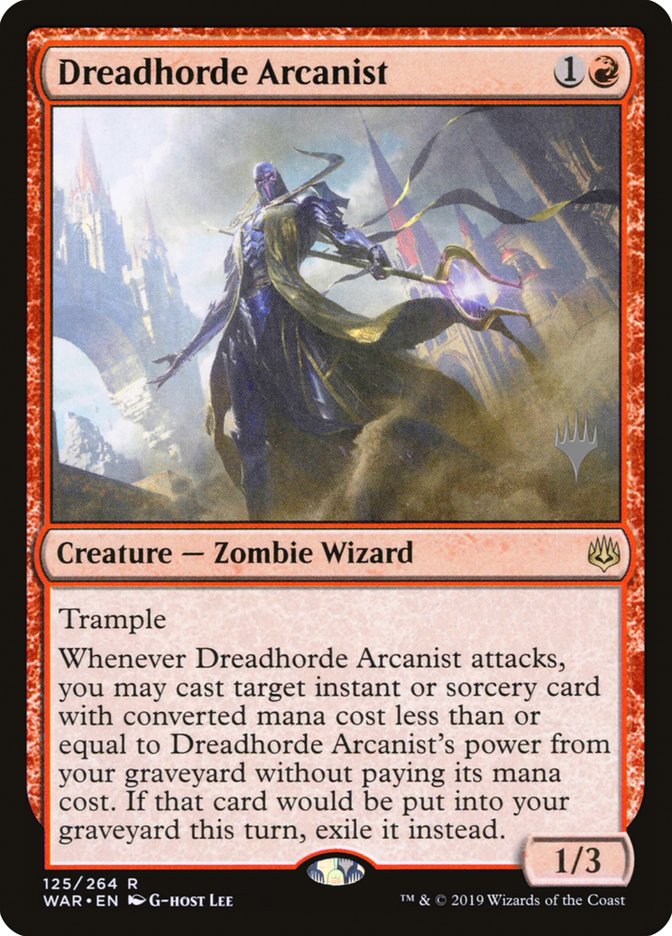 Dreadhorde Arcanist (Promo Pack) [War of the Spark Promos] | Kessel Run Games Inc. 