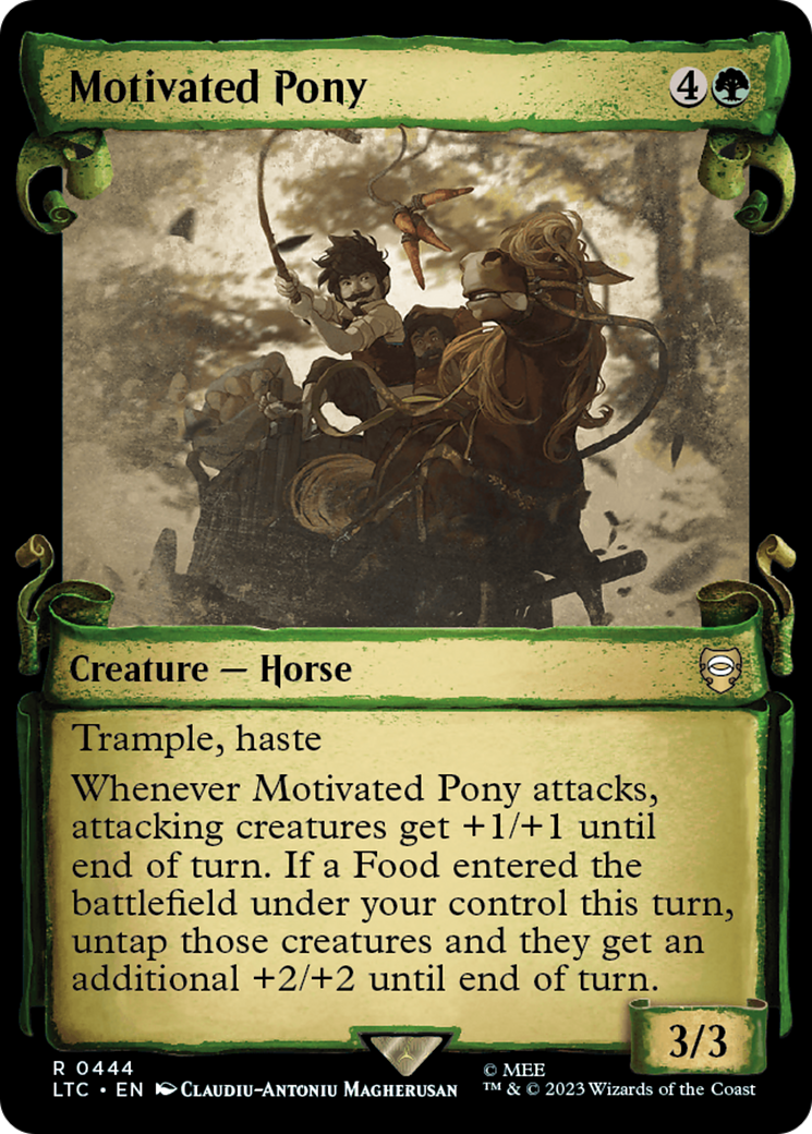 Motivated Pony [The Lord of the Rings: Tales of Middle-Earth Commander Showcase Scrolls] | Kessel Run Games Inc. 
