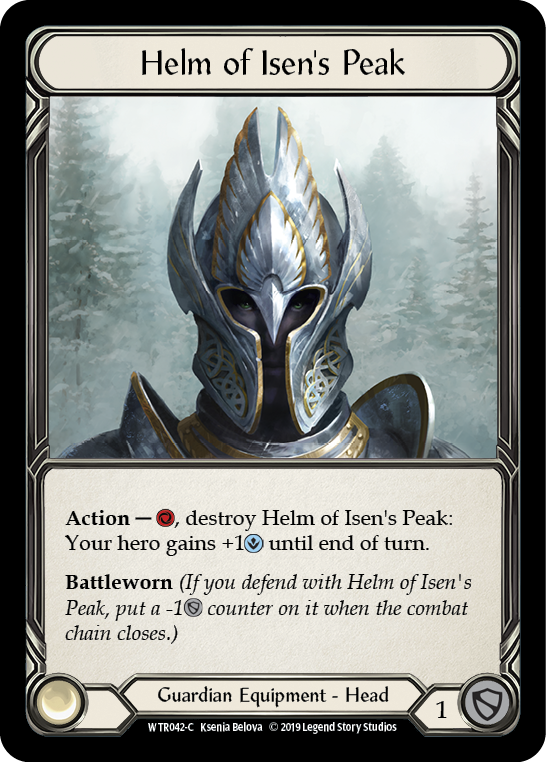 Helm of Isen's Peak [WTR042-C] (Welcome to Rathe)  Alpha Print Normal | Kessel Run Games Inc. 
