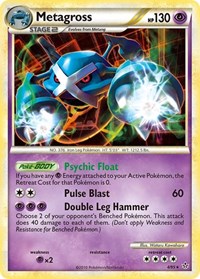 Metagross (4/95) (Cracked Ice Holo) (Theme Deck Exclusive) [HeartGold & SoulSilver: Unleashed] | Kessel Run Games Inc. 
