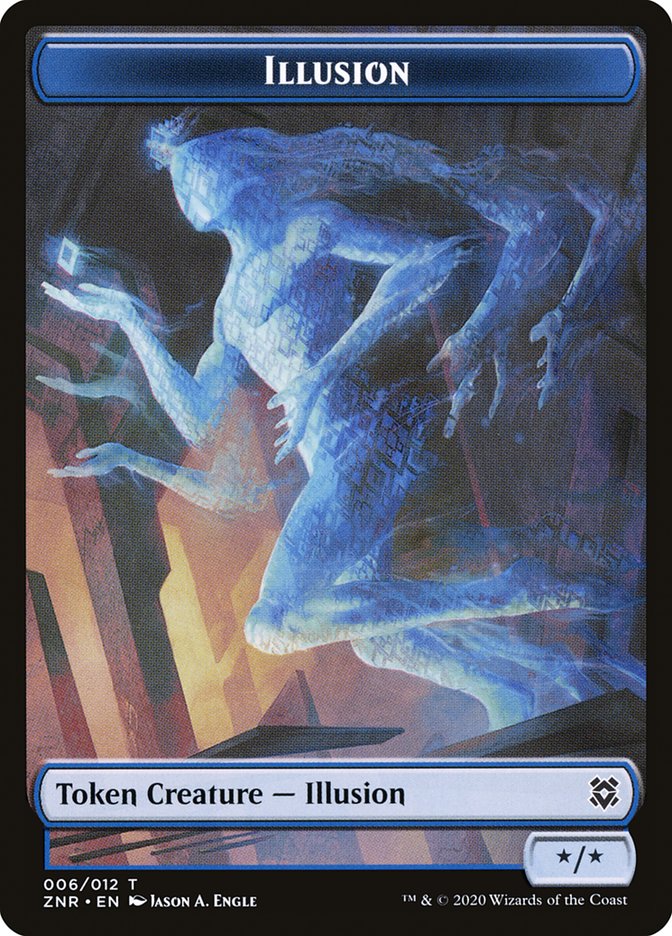 Illusion Token [Zendikar Rising Tokens] | Kessel Run Games Inc. 