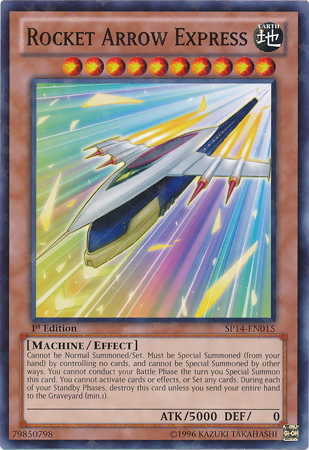 Rocket Arrow Express [SP14-EN015] Starfoil Rare | Kessel Run Games Inc. 