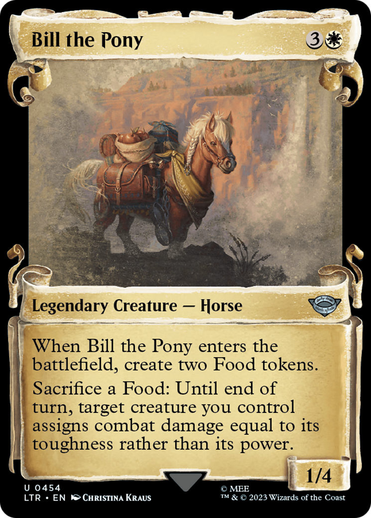 Bill the Pony [The Lord of the Rings: Tales of Middle-Earth Showcase Scrolls] | Kessel Run Games Inc. 