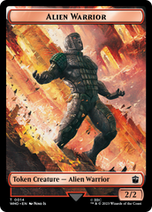 Alien Warrior // Treasure (0030) Double-Sided Token [Doctor Who Tokens] | Kessel Run Games Inc. 