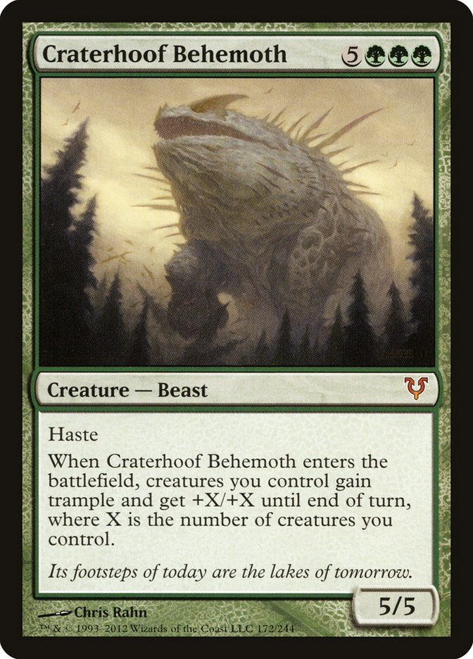 Craterhoof Behemoth [Avacyn Restored] | Kessel Run Games Inc. 