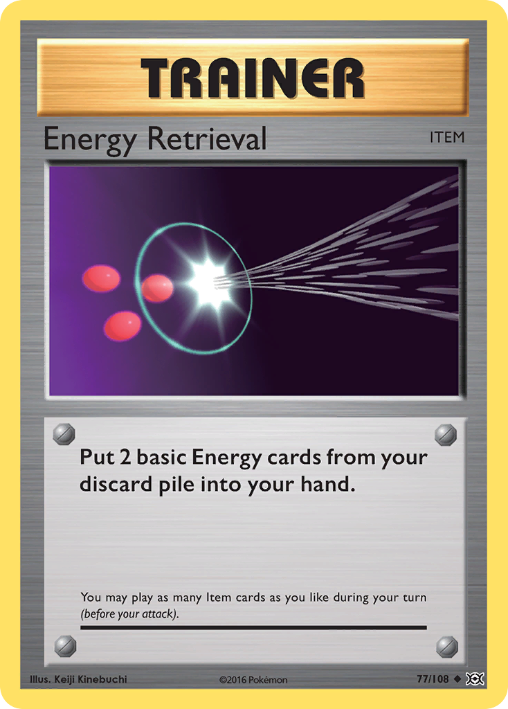 Energy Retrieval (77/108) [XY: Evolutions] | Kessel Run Games Inc. 