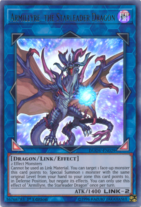 Armillyre, the Starleader Dragon [DUOV-EN029] Ultra Rare | Kessel Run Games Inc. 