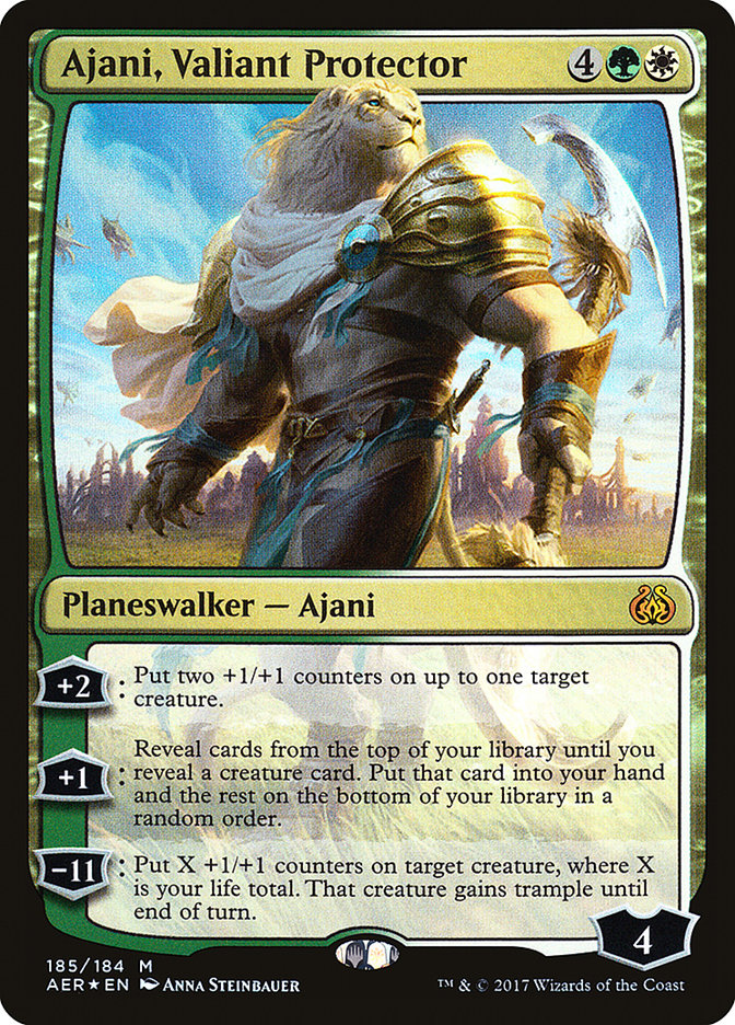 Ajani, Valiant Protector [Aether Revolt] | Kessel Run Games Inc. 