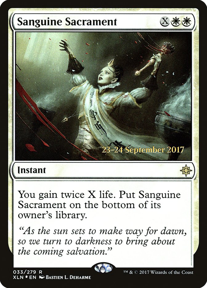 Sanguine Sacrament [Ixalan Prerelease Promos] | Kessel Run Games Inc. 