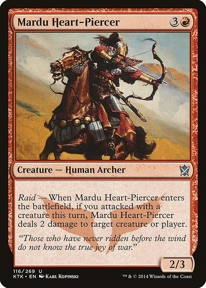 Mardu Heart-Piercer [Khans of Tarkir] | Kessel Run Games Inc. 