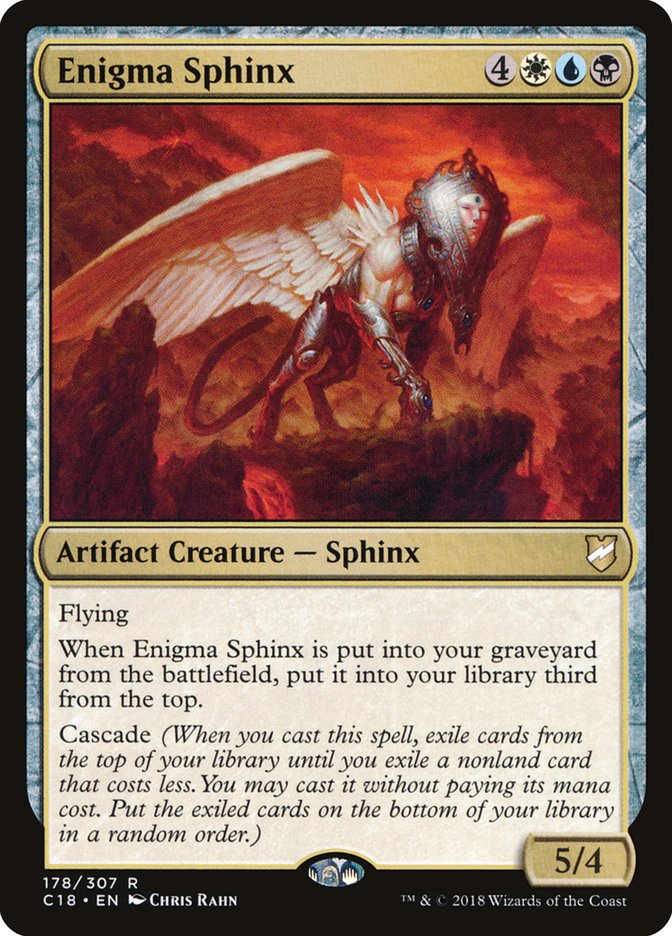 Enigma Sphinx [Commander 2018] | Kessel Run Games Inc. 