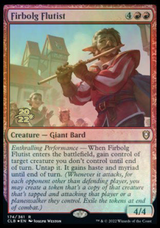 Firbolg Flutist [Commander Legends: Battle for Baldur's Gate Prerelease Promos] | Kessel Run Games Inc. 