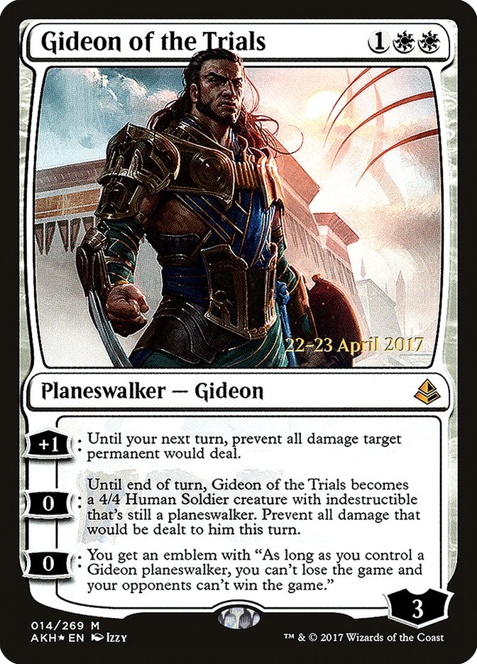 Gideon of the Trials [Amonkhet Prerelease Promos] | Kessel Run Games Inc. 