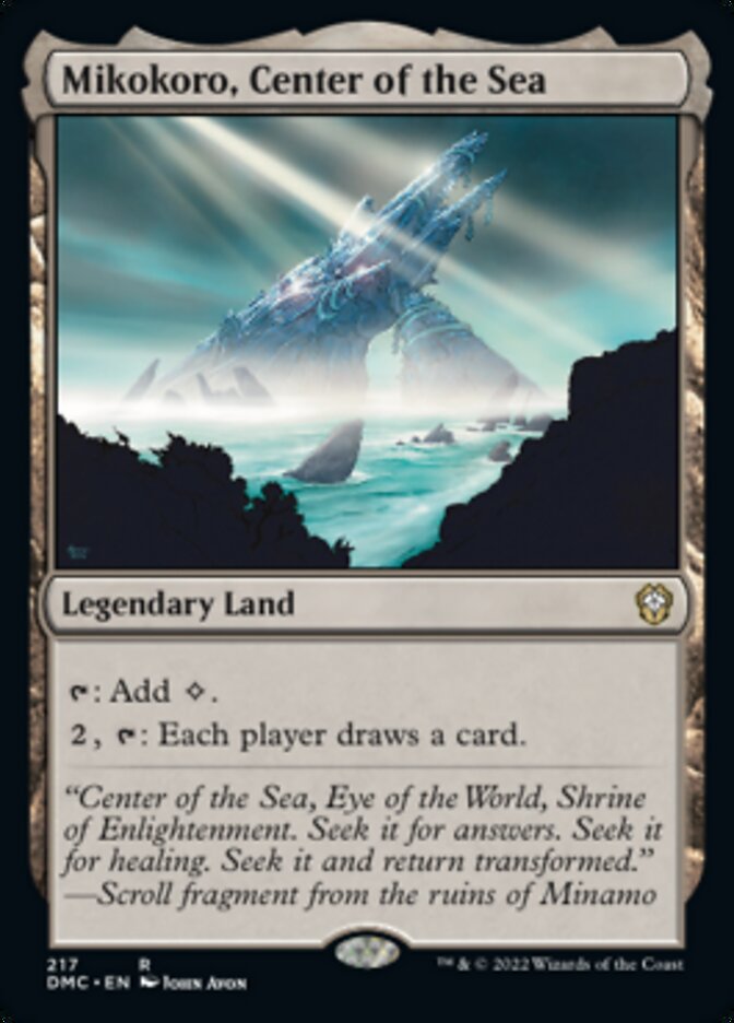 Mikokoro, Center of the Sea [Dominaria United Commander] | Kessel Run Games Inc. 