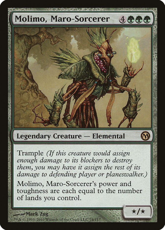 Molimo, Maro-Sorcerer [Duels of the Planeswalkers] | Kessel Run Games Inc. 