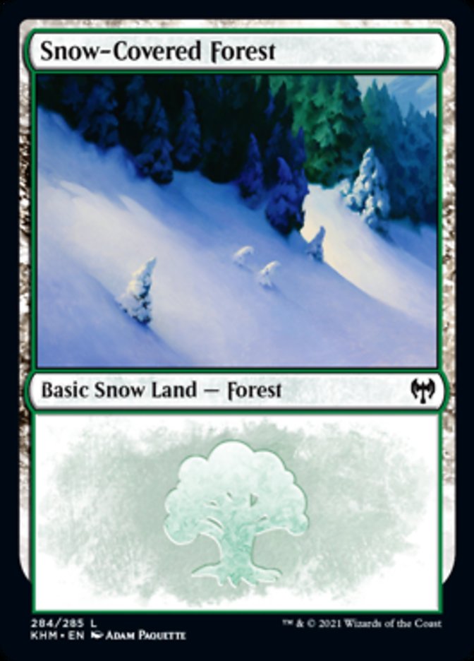 Snow-Covered Forest (284) [Kaldheim] | Kessel Run Games Inc. 