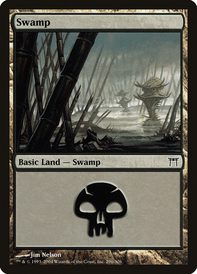 Swamp (296) [Champions of Kamigawa] | Kessel Run Games Inc. 