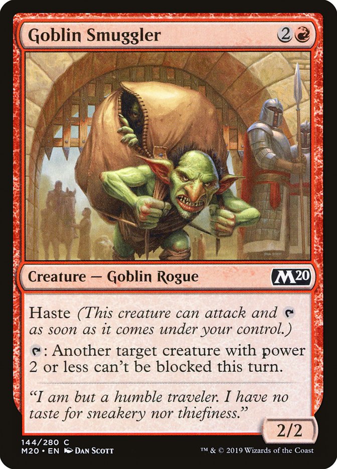 Goblin Smuggler [Core Set 2020] | Kessel Run Games Inc. 