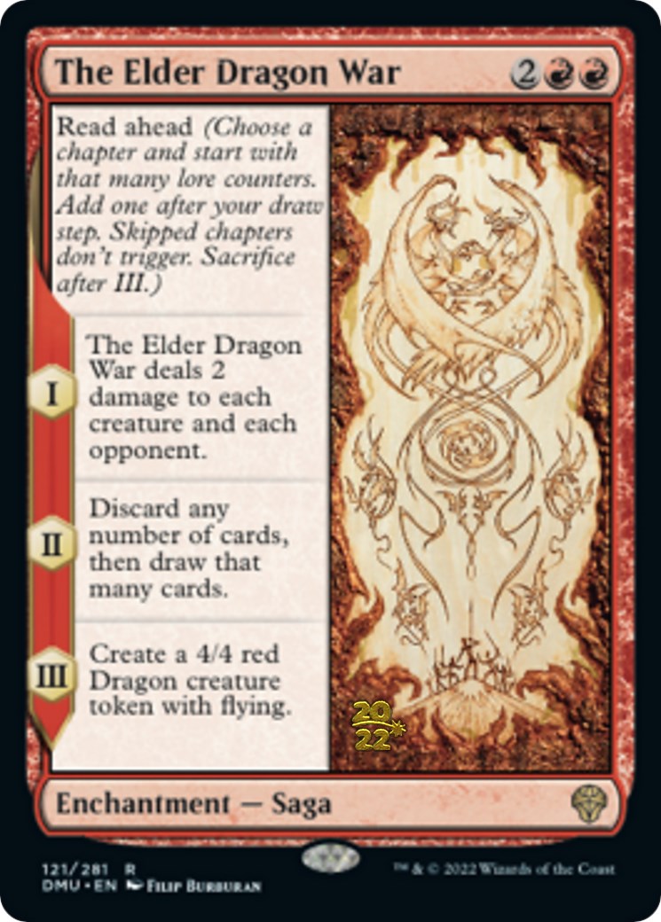 The Elder Dragon War [Dominaria United Prerelease Promos] | Kessel Run Games Inc. 