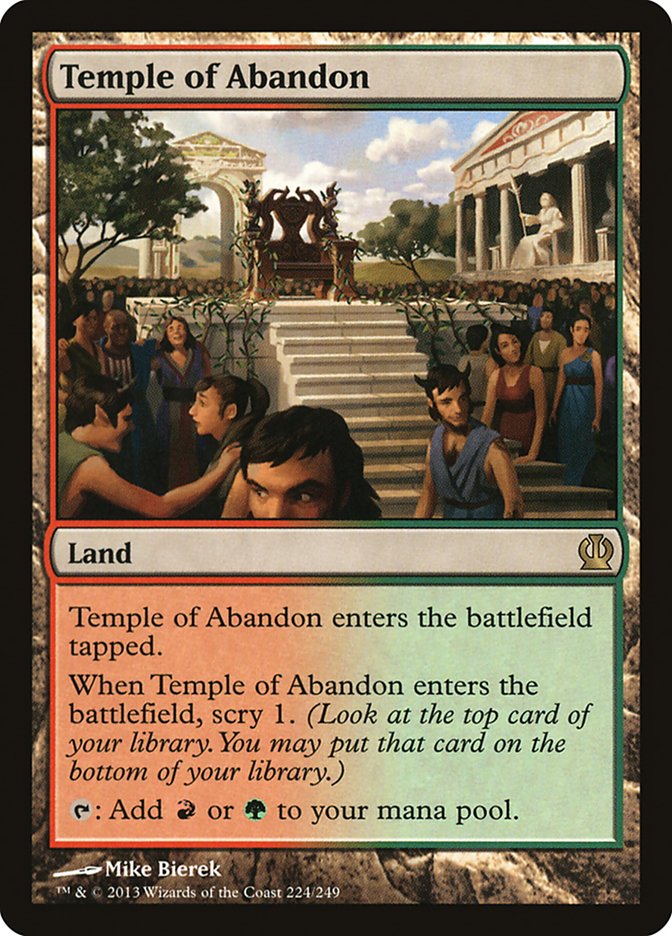 Temple of Abandon [Theros] | Kessel Run Games Inc. 
