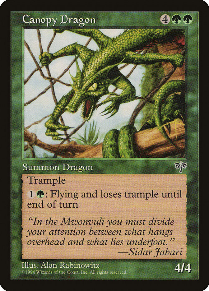 Canopy Dragon [Mirage] | Kessel Run Games Inc. 