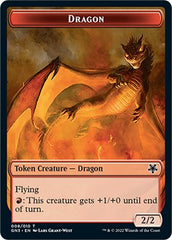 Dragon // Elf Warrior Double-Sided Token [Game Night: Free-for-All Tokens] | Kessel Run Games Inc. 