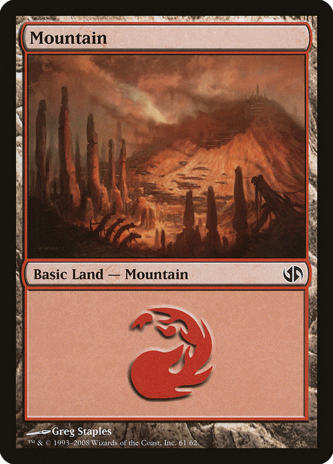 Mountain (61) [Duel Decks: Jace vs. Chandra] | Kessel Run Games Inc. 