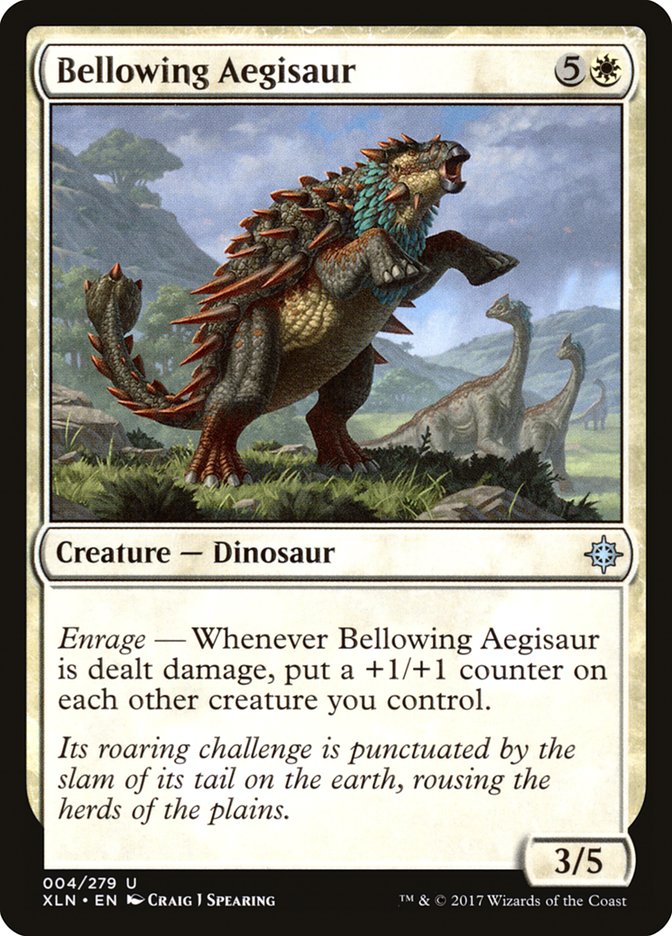 Bellowing Aegisaur [Ixalan] | Kessel Run Games Inc. 