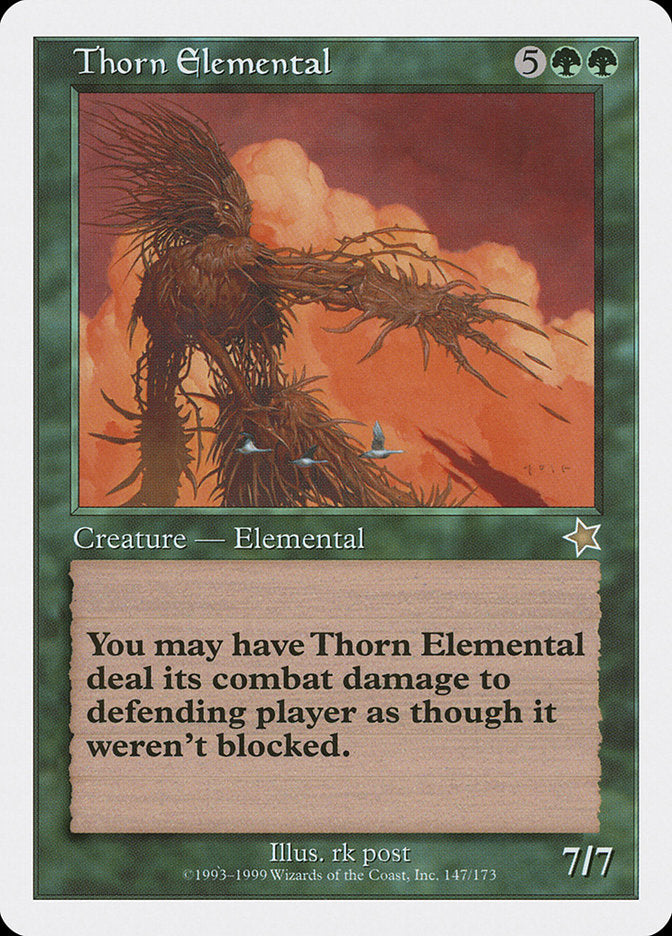 Thorn Elemental [Starter 1999] | Kessel Run Games Inc. 