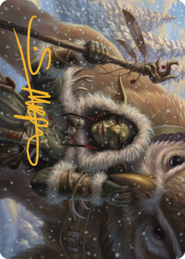 Owlbear Shepherd Art Card (Gold-Stamped Signature) [Commander Legends: Battle for Baldur's Gate Art Series] | Kessel Run Games Inc. 