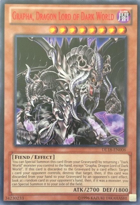 Grapha, Dragon Lord of Dark World (Red) [DL18-EN006] Rare | Kessel Run Games Inc. 