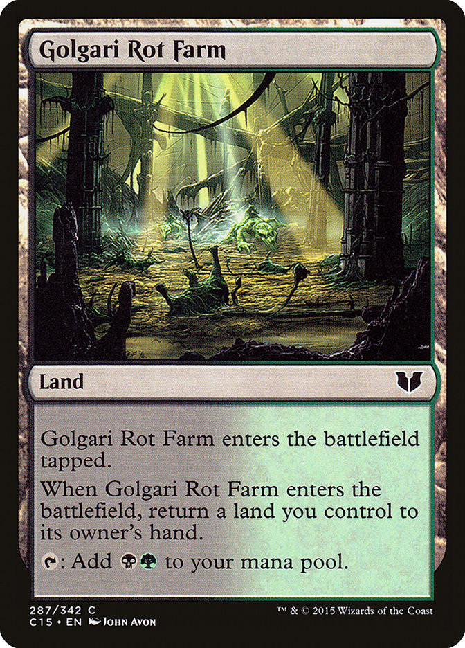 Golgari Rot Farm [Commander 2015] | Kessel Run Games Inc. 