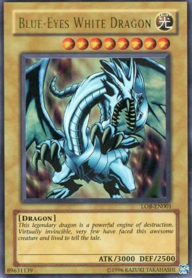 Blue-Eyes White Dragon [LOB-EN001] Ultra Rare | Kessel Run Games Inc. 