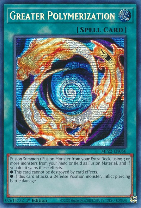 Greater Polymerization [MP22-EN050] Prismatic Secret Rare | Kessel Run Games Inc. 