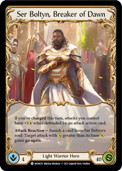 Ser Boltyn, Breaker of Dawn // Boltyn [MON029 // MON030] (Monarch)  1st Edition Normal | Kessel Run Games Inc. 