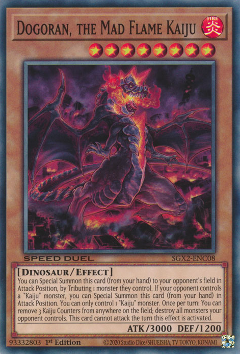 Dogoran, the Mad Flame Kaiju [SGX2-ENC08] Common | Kessel Run Games Inc. 