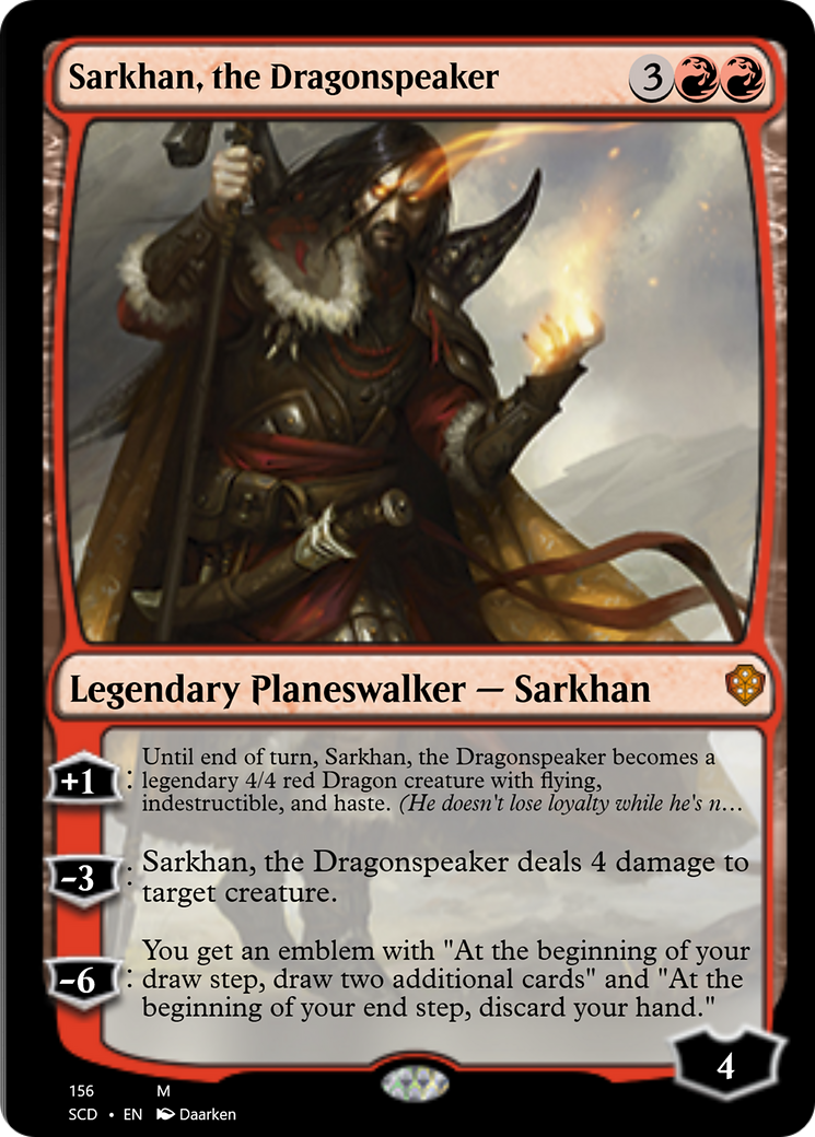 Sarkhan, the Dragonspeaker [Starter Commander Decks] | Kessel Run Games Inc. 
