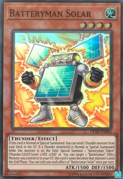 Batteryman Solar [OP10-EN005] Super Rare | Kessel Run Games Inc. 